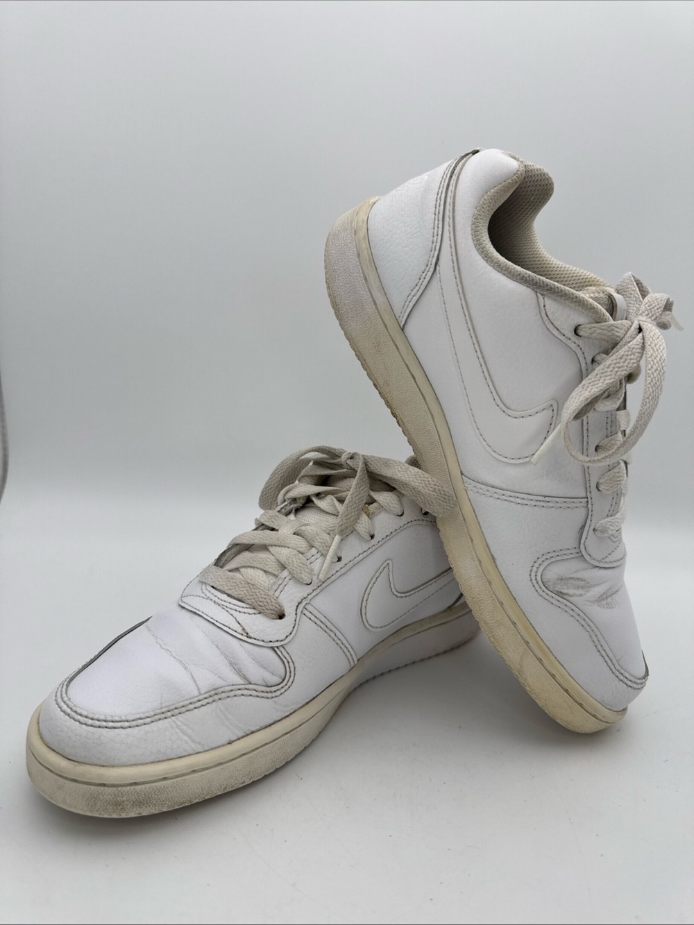 Nike Womens Ebernon Low Basketball Shoes White Size 7 AQ1779 100